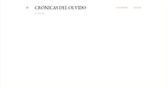 Desktop Screenshot of cronicasdelolvido.com